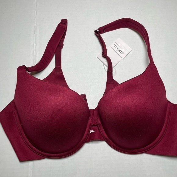 Auden Women Light Lift Plunge Bra 36B
T Shirt underwire Stretch Sides Wine 1262 - Picture 2 of 9